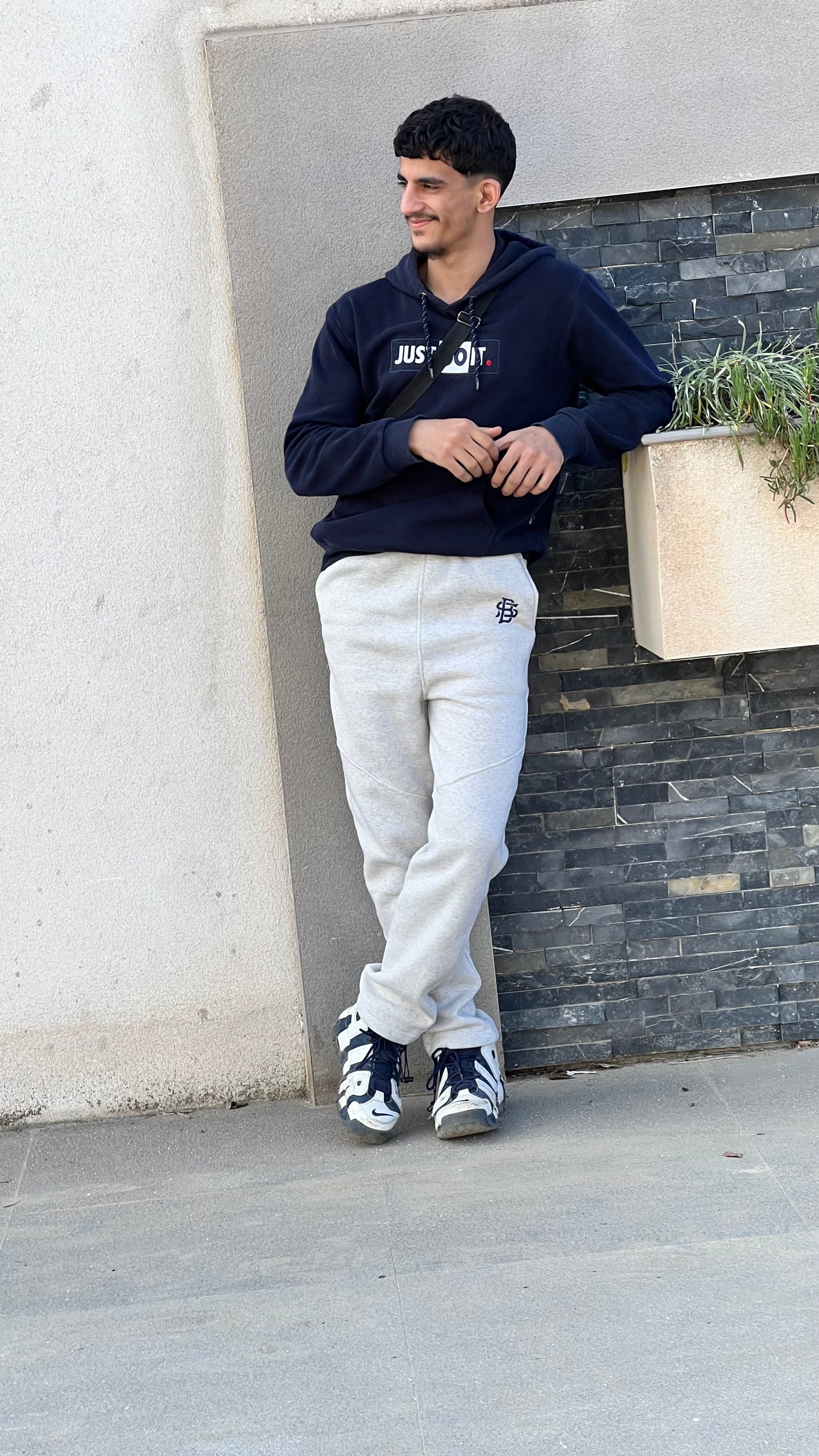 Grey joggers