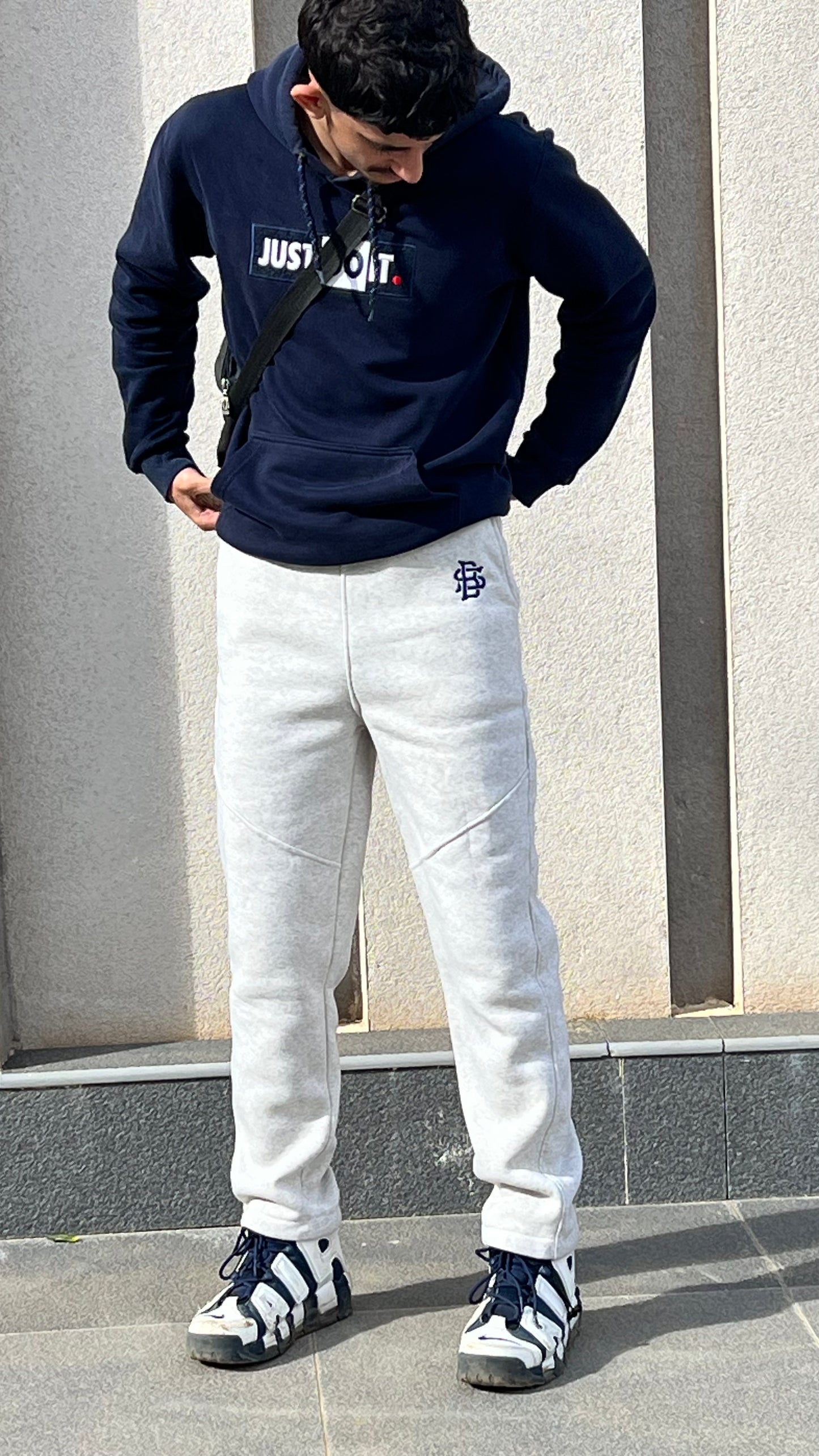 Grey joggers