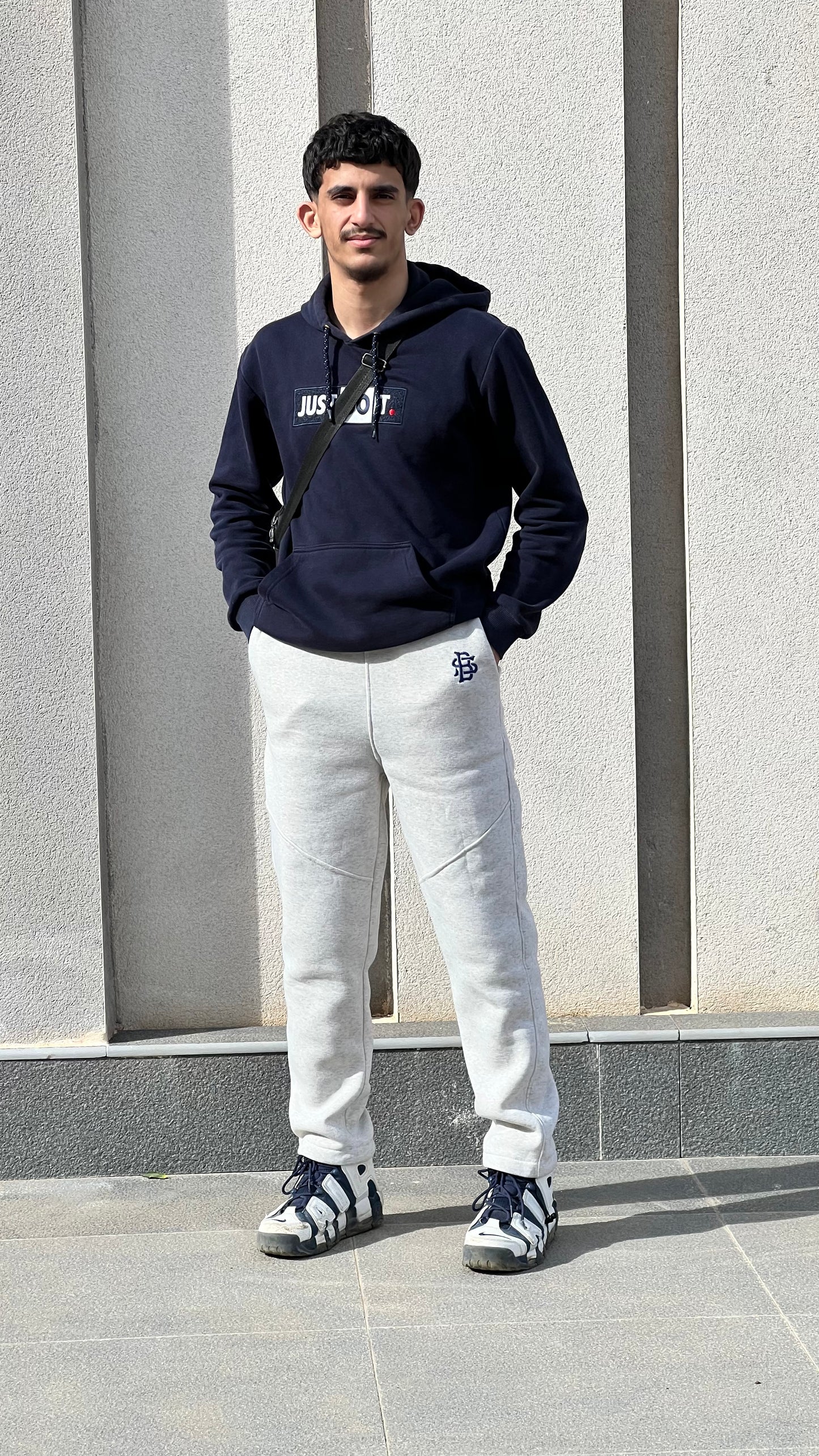 Grey joggers